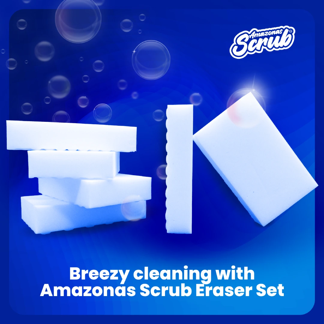 White magic eraser sponges cleaning